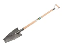 Tree Root Spade – Saw Spade ATLAS with Step, blade 38 x 14 cm, with ATLAS metal D-handle 95 cm, FSC 100%