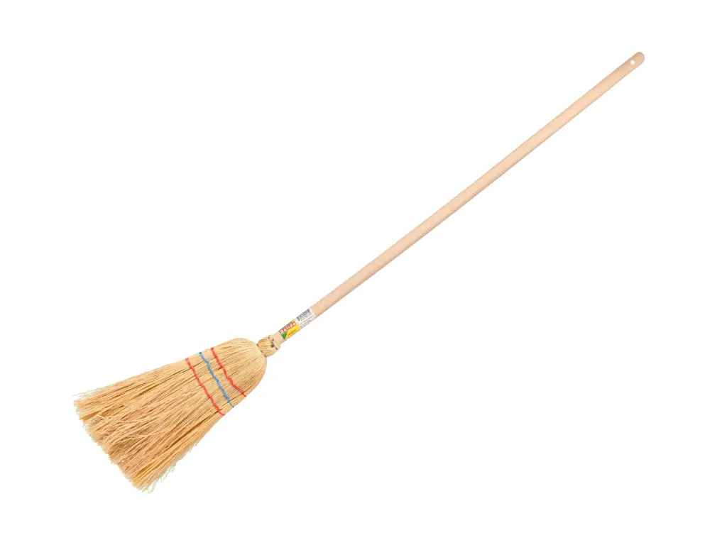 Children's mixed bristle broom - rice bristle broom SOLIDE with beech handle