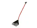 Golden Gark 18 dents 35 cm, manche aluminium rouge courbé et poignée en D