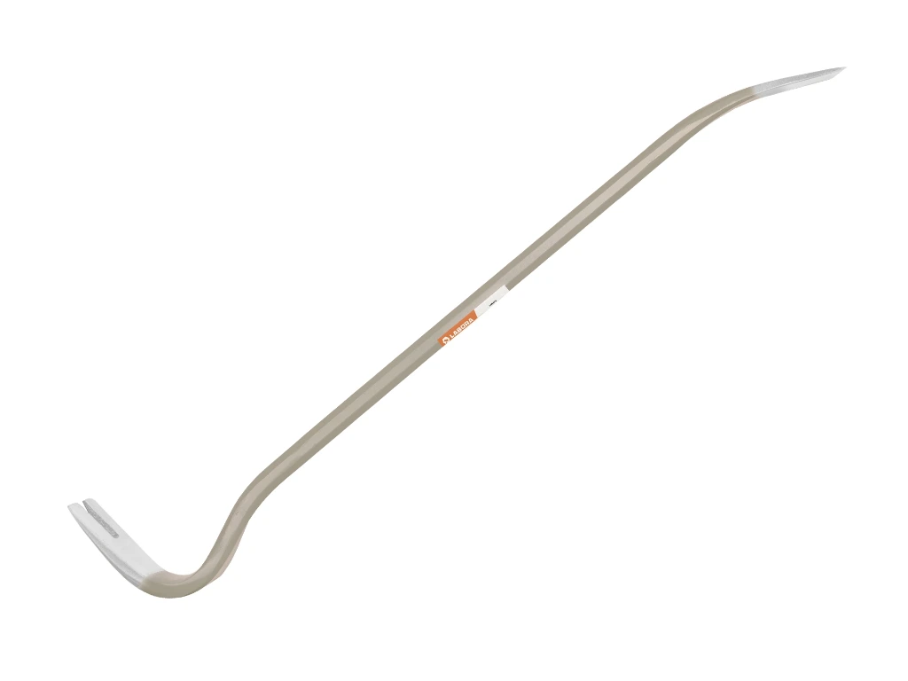 [970436] Wrecking bar – Crowbar LABORA 800 x 20 mm hexagonal, with polished claw and chisel