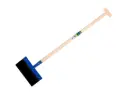 Bitumen scraper ATLAS 30 cm with ash wood handle 100 cm and through-mount T-grip