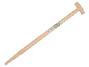 Spatenstiel ATLAS Ecofiber 85 cm eingefräst, mit T-Griff, für Spaten mit Schwanenhals