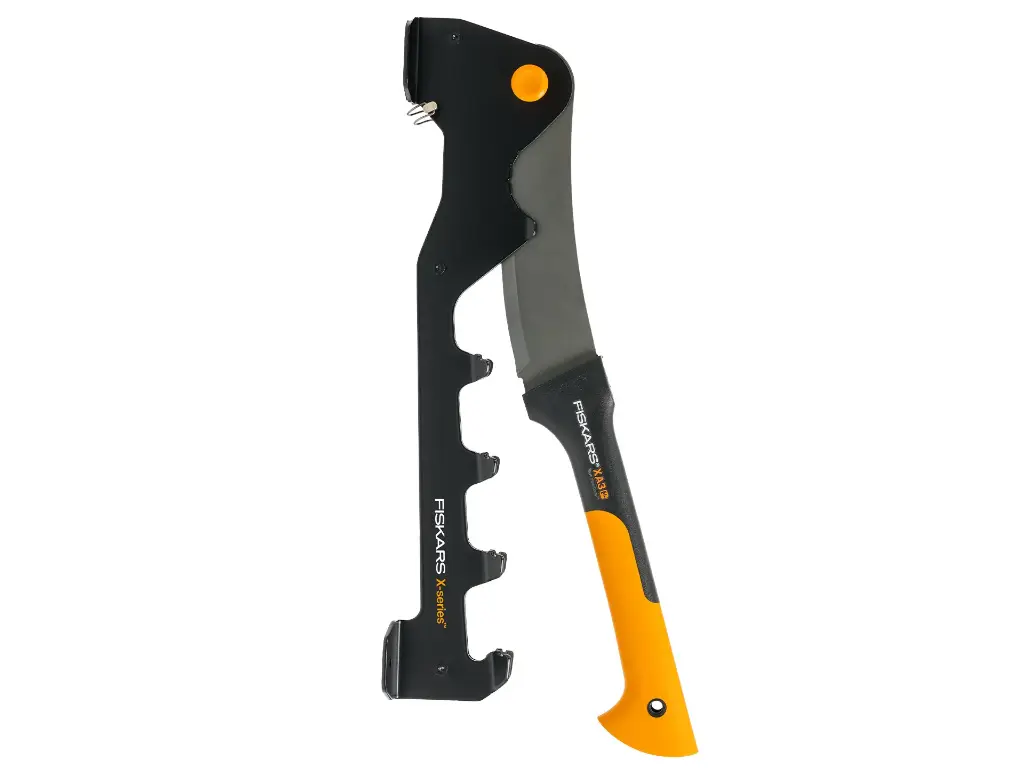 [1510745] Wood splitter FISKARS X-Series for wall mounting, including cleaver knife