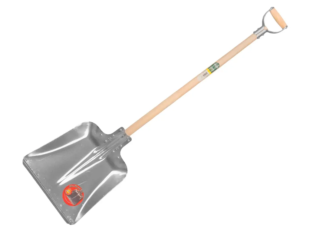 [790074] Ballast shovel PROFI aluminium no. 9, blade size 38 x 38 cm, with ATLAS metal D-handle 110 cm, FSC 100%