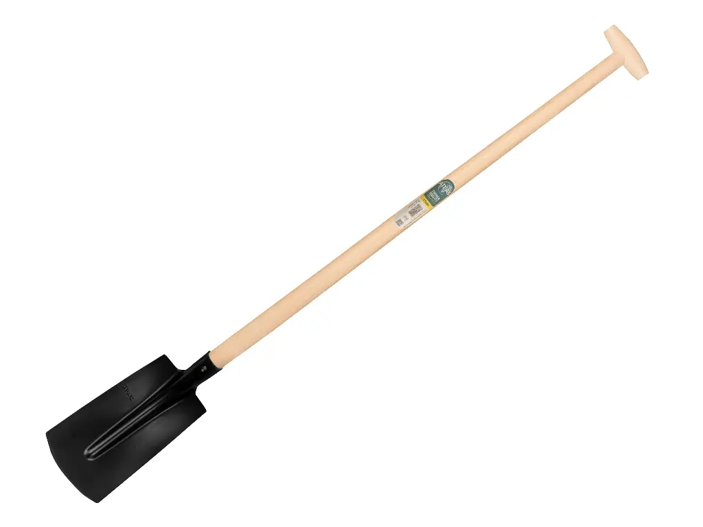 [780528] Cable shovel ATLAS 16 cm 3/4 black, straight with ATLAS shovel handle 110 cm, FSC 100%