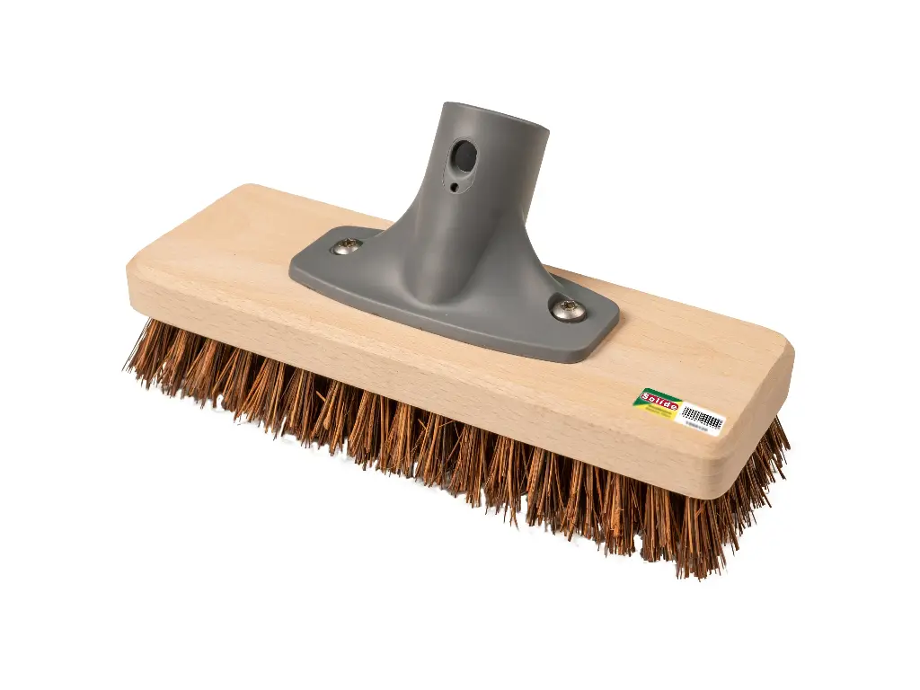 [1550615] Terrassenbesen - Schrubbesen SOLIDE Union 20 cm, mit Besenstielhalter, ohne Stiel