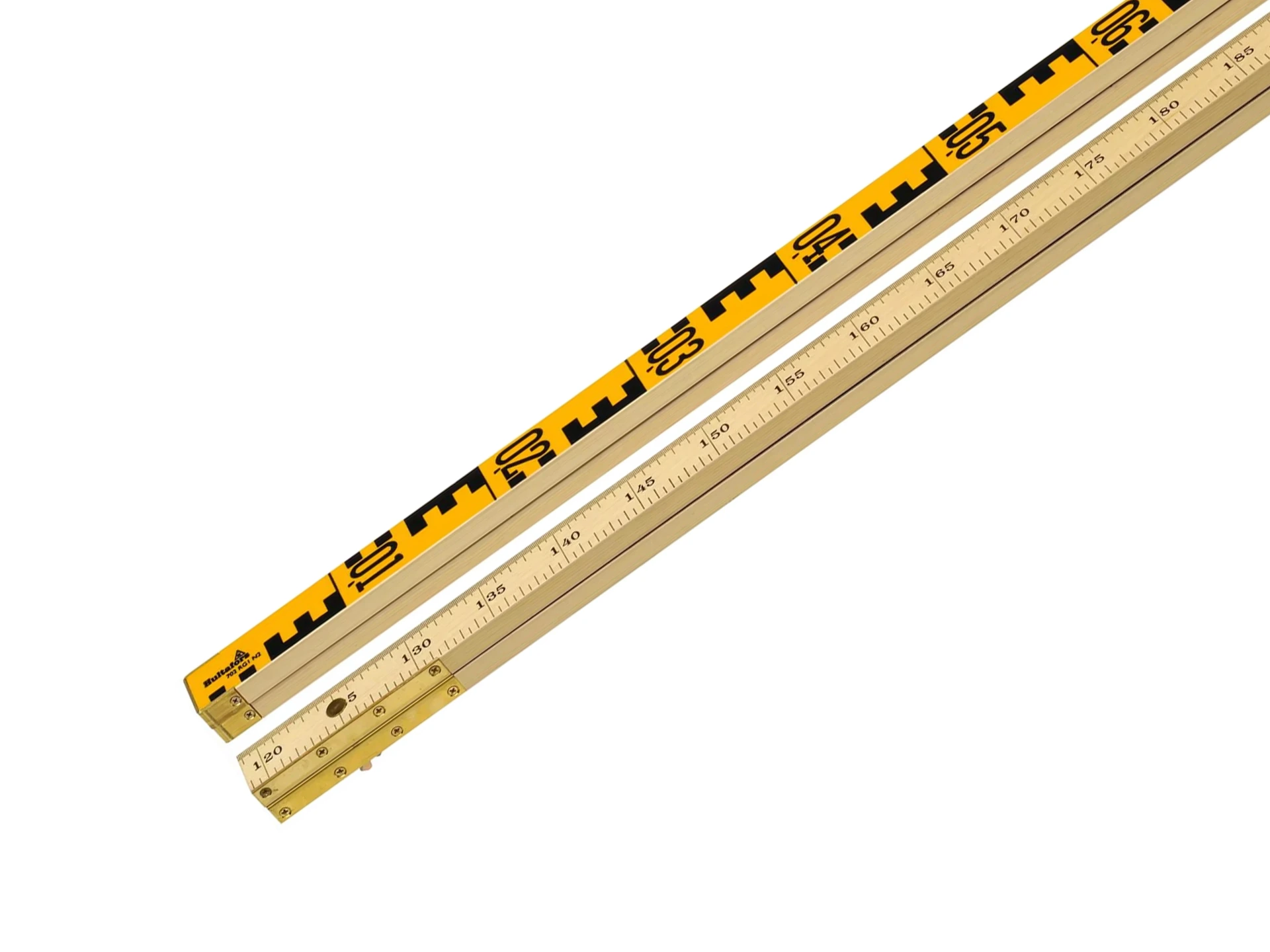 Surveying Rod - Leveling Rod HULTAFORS 702 wood 2-piece 2.5 meter