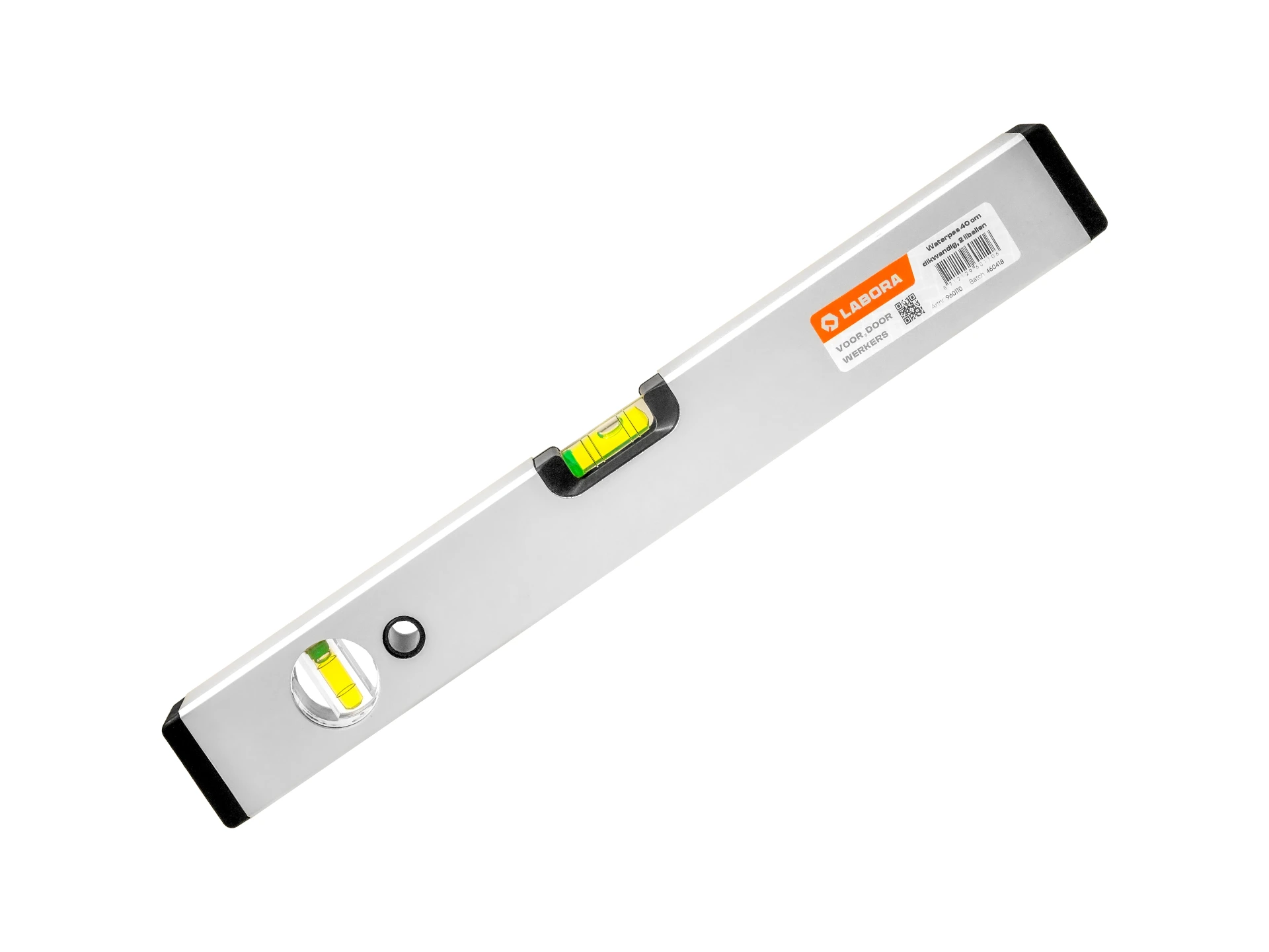 [960110] Wasserwaage LABORA 40 cm, dickwandiges Aluminium, 2 Libellen