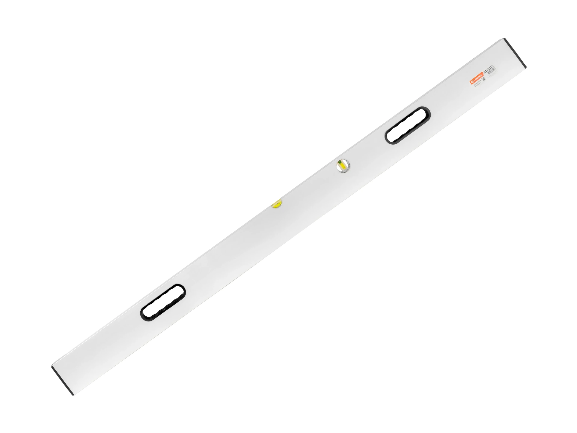 [960126] Strichlatte - Richtscheit LABORA 150 cm, 100 x 18 mm, mit 2 Libellen und 2 Handgriffen