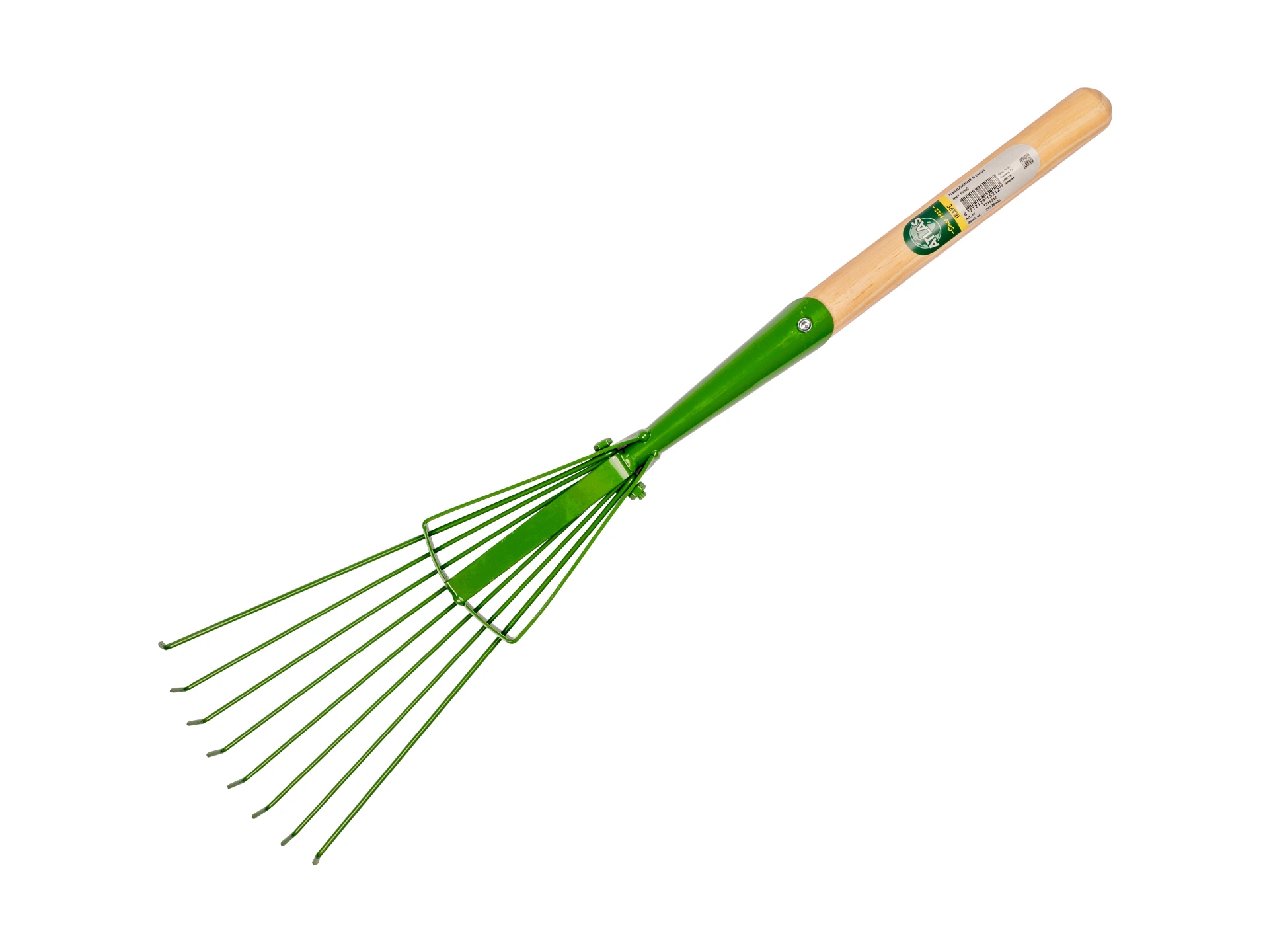 [1315212] Handbladharke PROFI-Plus, 8 runde Zinken, Federstahl, mit IKAPE-Stiel 25 x 2,8 cm