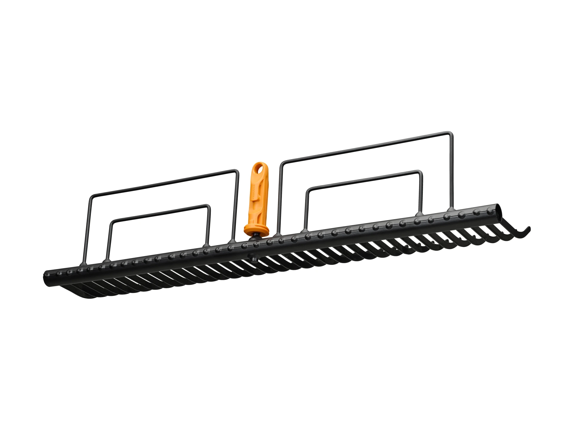 FISKARS OneClick Lawn Rake - Lawn Rake 57 cm with 36 bent tines and bracket