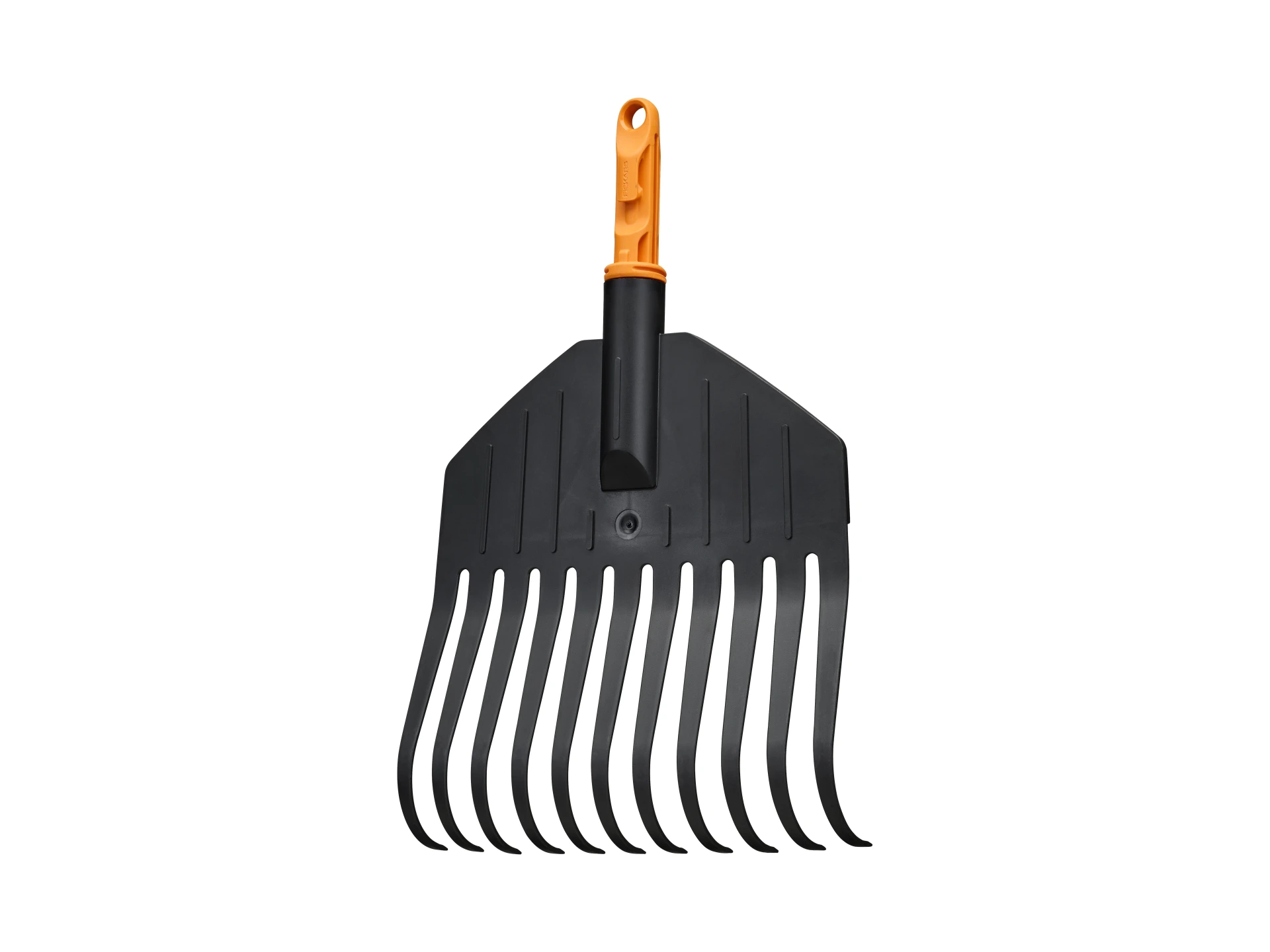 FISKARS OneClick râteau à feuilles S en plastique, 11 dents, 21 cm de large