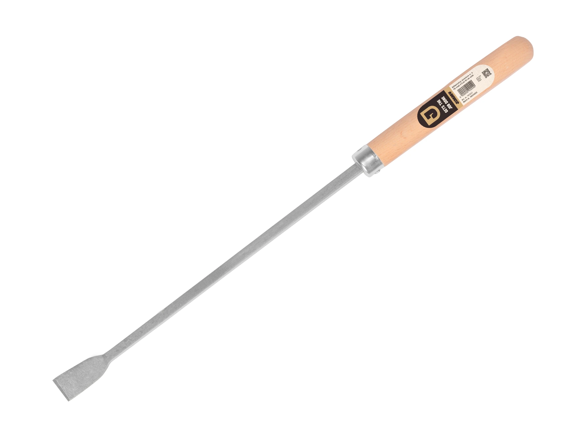 Asparagus knife - Weeding tool Jimmy square forged 46 cm, with ergonomic wooden handle