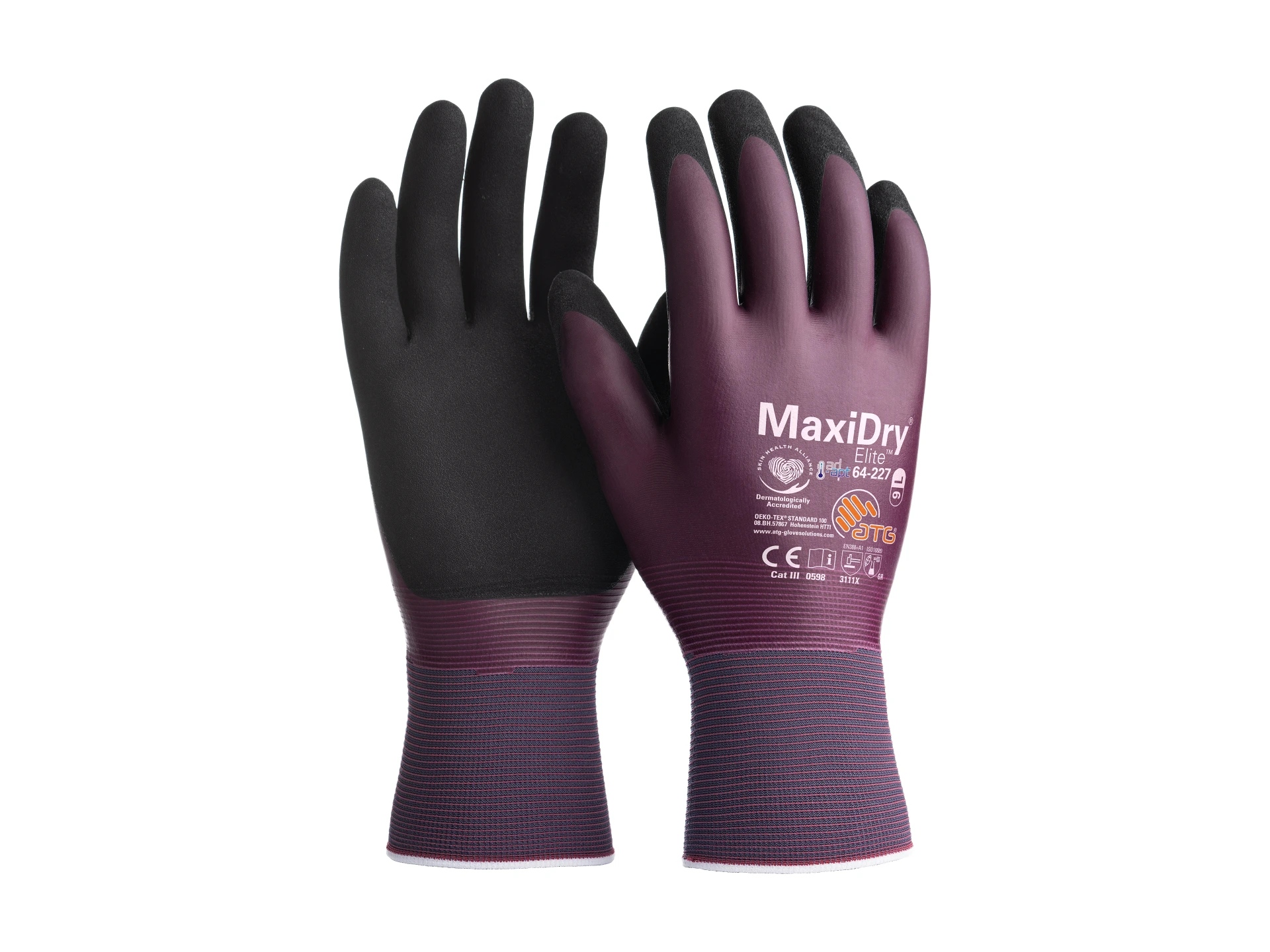 [750240] Handschoenen ATG MaxiDry Elite 64-227 maat 8/M