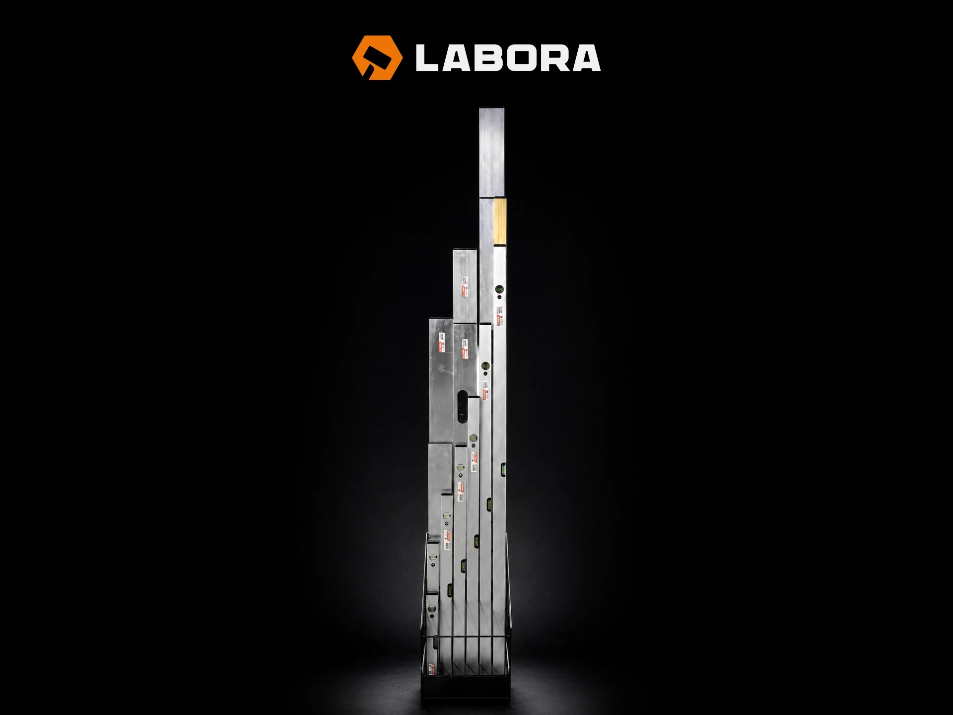 [960162] Display Labora Wasserwaagen & Richtscheite