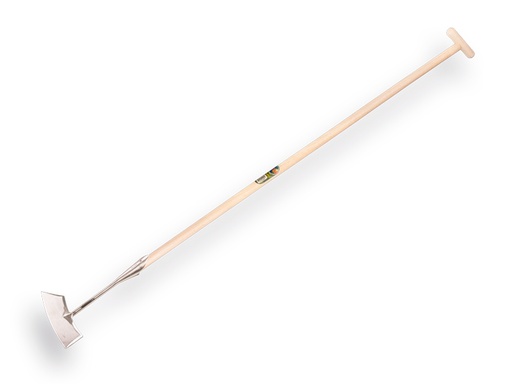 [1011205] Dutch hoe SNEEBOER round-shaped model stainless steel 20 cm, with ATLAS handle 160 x 3.2 cm and grip