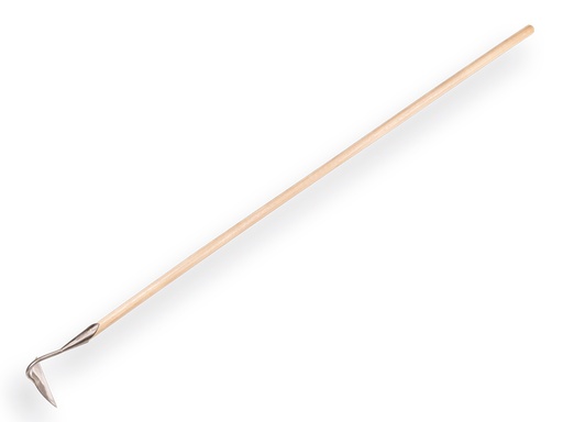 [1011380] Draw hoe SNEEBOER stainless steel 18 cm, with ATLAS handle 170 x 3.0 cm
