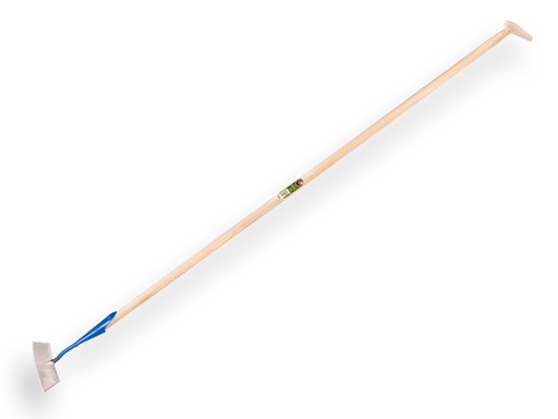 [1012206] Dutch hoe DE WIT round-shaped model forged 20 cm, with ATLAS handle 170 x 3.0 cm and teardrop grip
