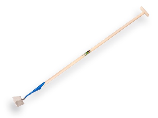 [1017055] Dutch hoe DE WIT round-shaped model 5" or 12.5 cm, with ATLAS handle 160 x 3.2 cm and through-mount T-grip