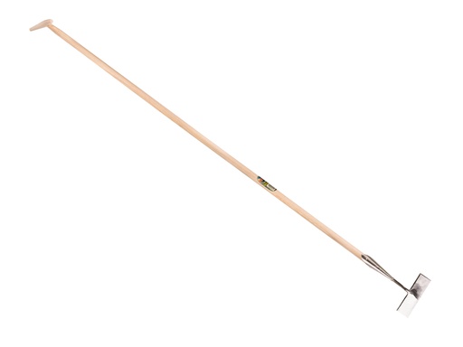 [1018081] Dutch hoe ATLAS rectangular model 18 cm, with handle 170 x 3.0 and teardrop grip