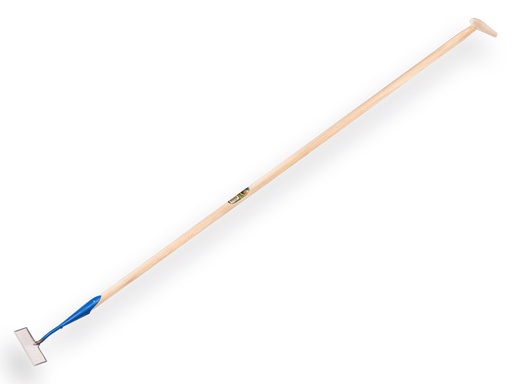 [1018165] DE WIT Schuffel Rechteck 16 cm, geschmiedet und gehärtet mit Schuffelstiel und Tropfengriff 170 x 3,0 cm