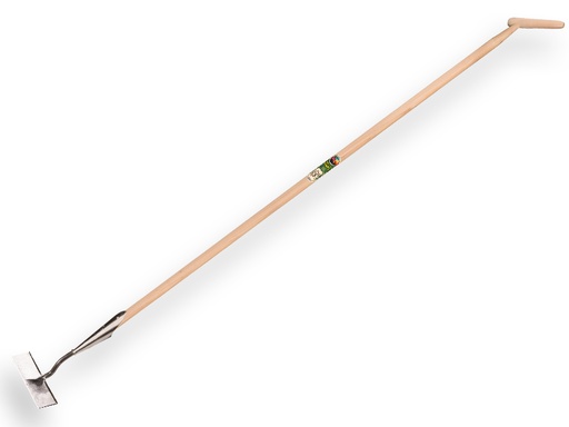 [1018201] Dutch hoe ATLAS rectangular model 20 cm, with handle 160 x 2.8 cm and bottle-type grip