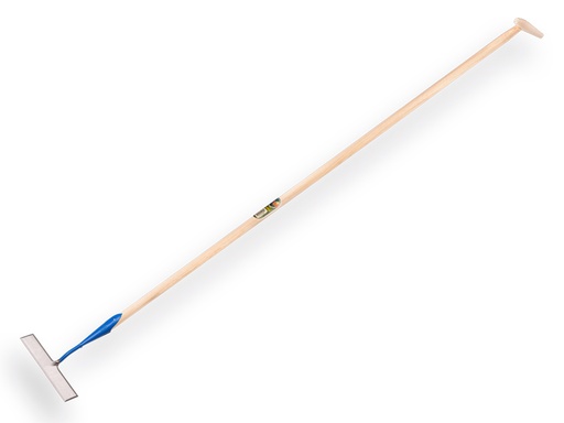 [1018205] DE WIT Schuffel Rechteck 20 cm, geschmiedet und gehärtet mit Schuffelstiel und Tropfengriff 170 x 3,0 cm