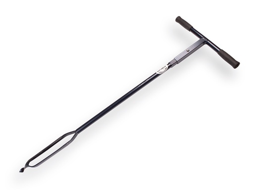 [1020700] Erdbohrer DE WIT 8 cm verlängerbar, mit gedrehter Spitze, Länge 127 cm