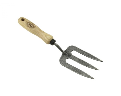 [1025095] Fourche à main DE WIT X-treme 3 dents grande, 29 x 8 cm, manche en bois de frêne 14 cm