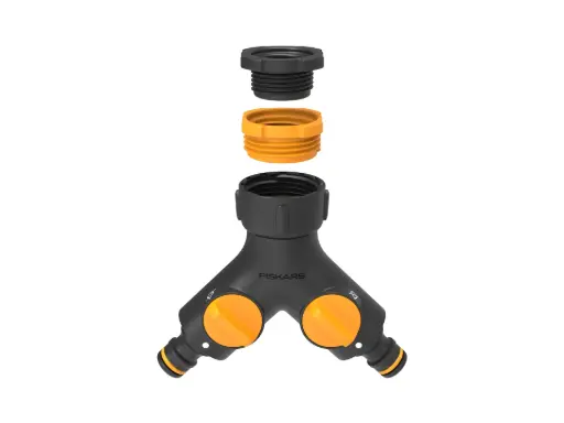 [1027061] FISKARS Kraankoppeling 2-weg Multi