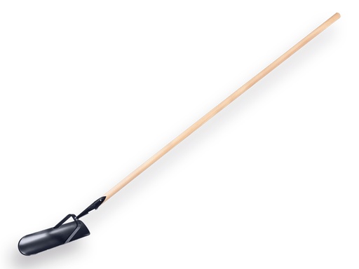 [1030051] Drainage spoon - drainage scoop De Wit forged, with Atlas handle 170 x 3.2 cm