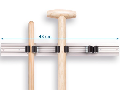 [1107430] PRAX Vario rail / Leiste für PRAX Gerätehalter. Breite 48 cm