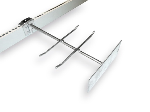 [1205040] Hook book-shaped for D-handle or knob handle, for support beam