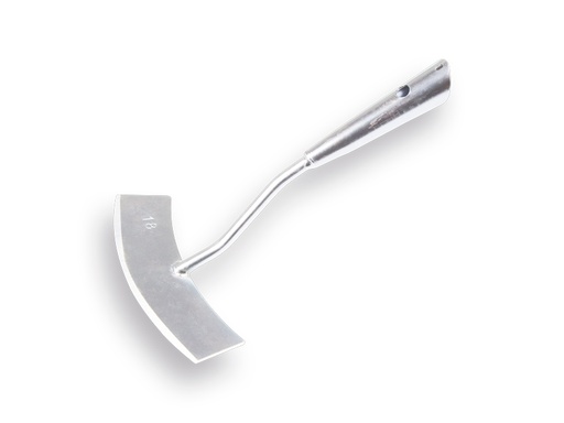 [1302750] Dutch hoe round model galvanised 18 cm, without handle
