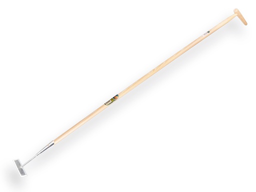 [1302928] Schuffel Rechteckig Modell verzinkt 14 cm, mit IKAPE Stiel 160 x 2,8 cm und flaschenförmiger Griff. FSC 100%