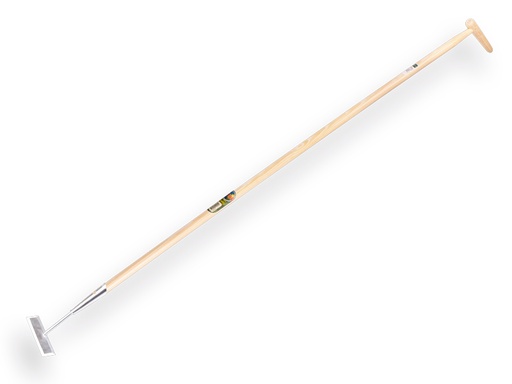 [1302930] Schuffel Rechteckig Modell verzinkt 16 cm, mit IKAPE Stiel 160 x 2,8 cm und flaschenförmiger Griff. FSC 100%