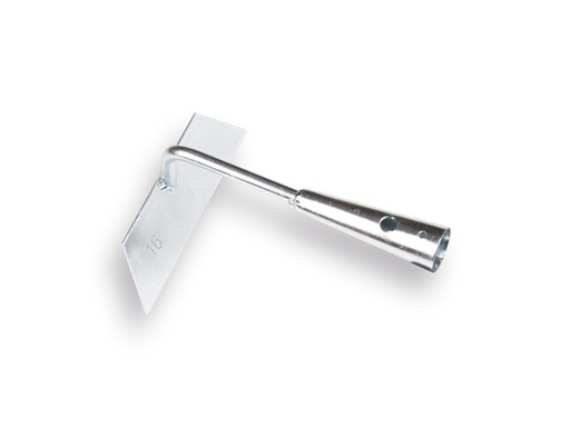 [1303610] Draw hoe galvanised 16 cm, without handle