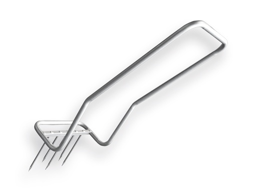 [1315370] Grelinette DE WIT 40 cm, 5 dents forgées, avec étrier