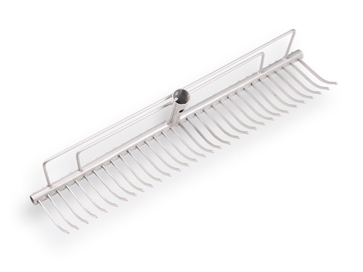 [1315610] Lawn rake ATLAS steel 60 cm with 32 bent tines, without handle
