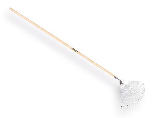 [1317400] Laubrechen ATLAS verzinkt, 22 flache Zinken, mit IKAPE Stiel 150 x 2,4 cm. FSC 100%