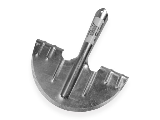 [1319050] Galvanised edging knife, with steps, without handle