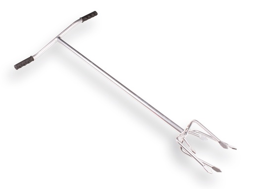 [1319300] Twist tiller - Garden claw galvanised, with wide grip