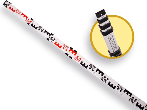 [1352200] Nivelleermeter NESTLE telescopisch 121 - 300 cm, met beschermhoes