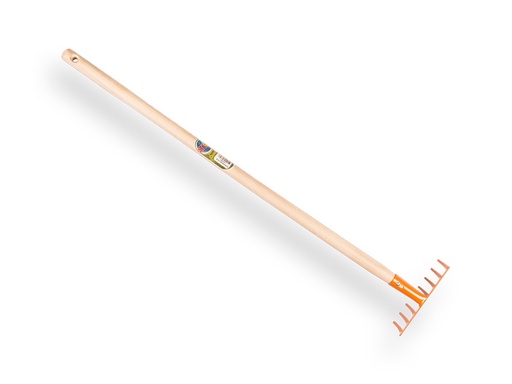 [1470730] Kids' orange rake with tapered handle