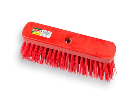 [1490223] Vervangingsbezem SOLIDE PPN rood 30 cm, voor voetenveger 1490222. Met EAN