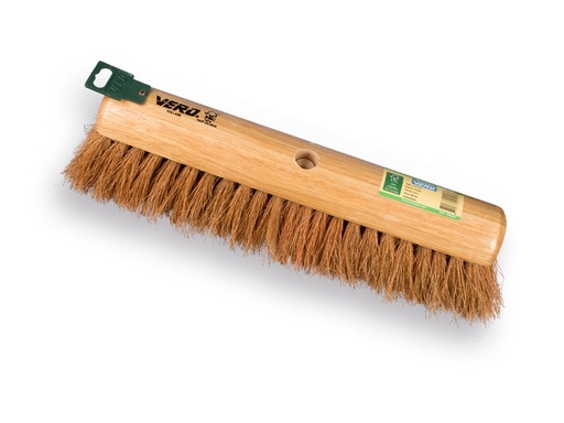 [1490610] Push broom VERO 1540 coconut fibre 40 cm, round cap