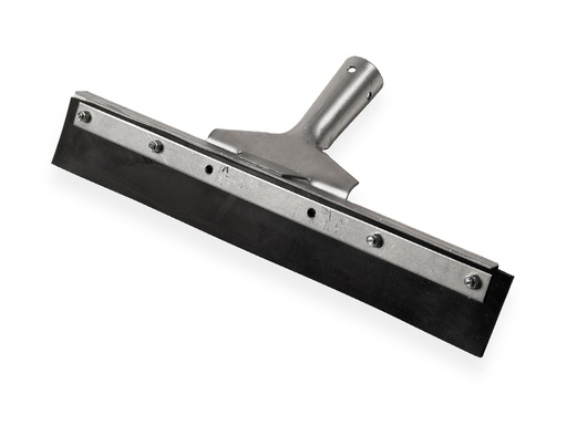 [1491305] Raclette de sol industrielle - racloir à bitume SOLIDE 30 cm, caoutchouc renforcé par une toile