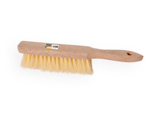 [1491745] SOLIDE Handfeger 30cm breite 3 cm mit 3 Reien 5cm länge rote Elastonbesatz