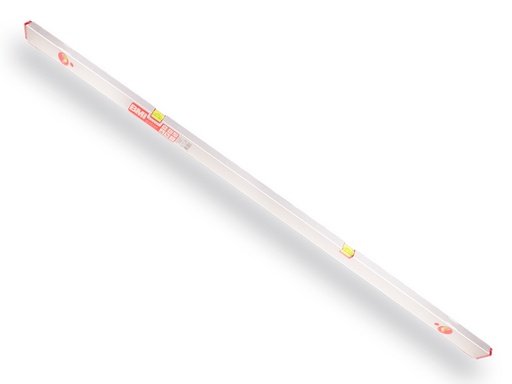 [1505467] BMI ALUSTAR Alu- Profil-Wasserwaage 180 cm mit stelvoetjes mit 2 Vertikal- und 2 Horizontal Libellen