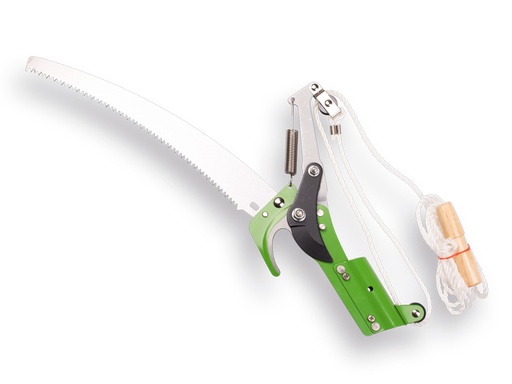 [1506325] Pole lopper FREUND 3130-1 with pruning saw, nylon cord and wooden handle, cuts up to 25 mm